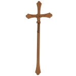 Σταυρός με τον Εσταυρωμένο παλαιωμένος_αλουμινίου (Υψ.43ΧΠλ.16) κωδ.118.7